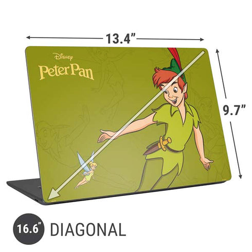 Disney Peter Pan and Tinker Bell Portrait Universal Laptop 16.6in (13.4 x 9.7in) Skin